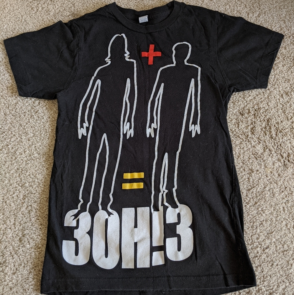 BNWOT 3Oh!3 Band Tshirt